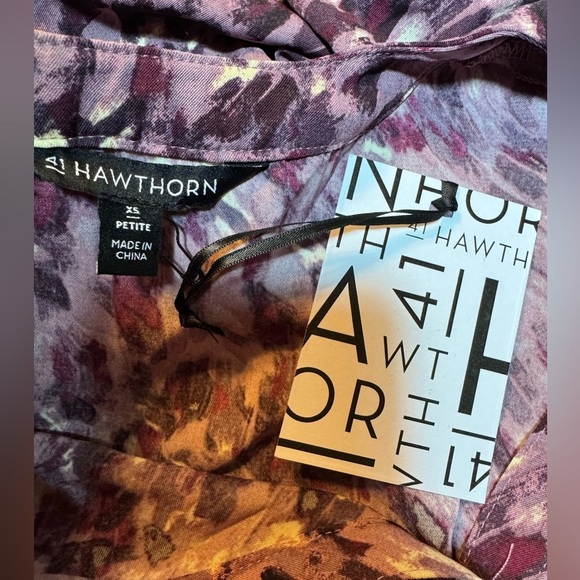 41 Hawthorne Print Flutter Sleeve Dress XSP - Picture 6 of 8